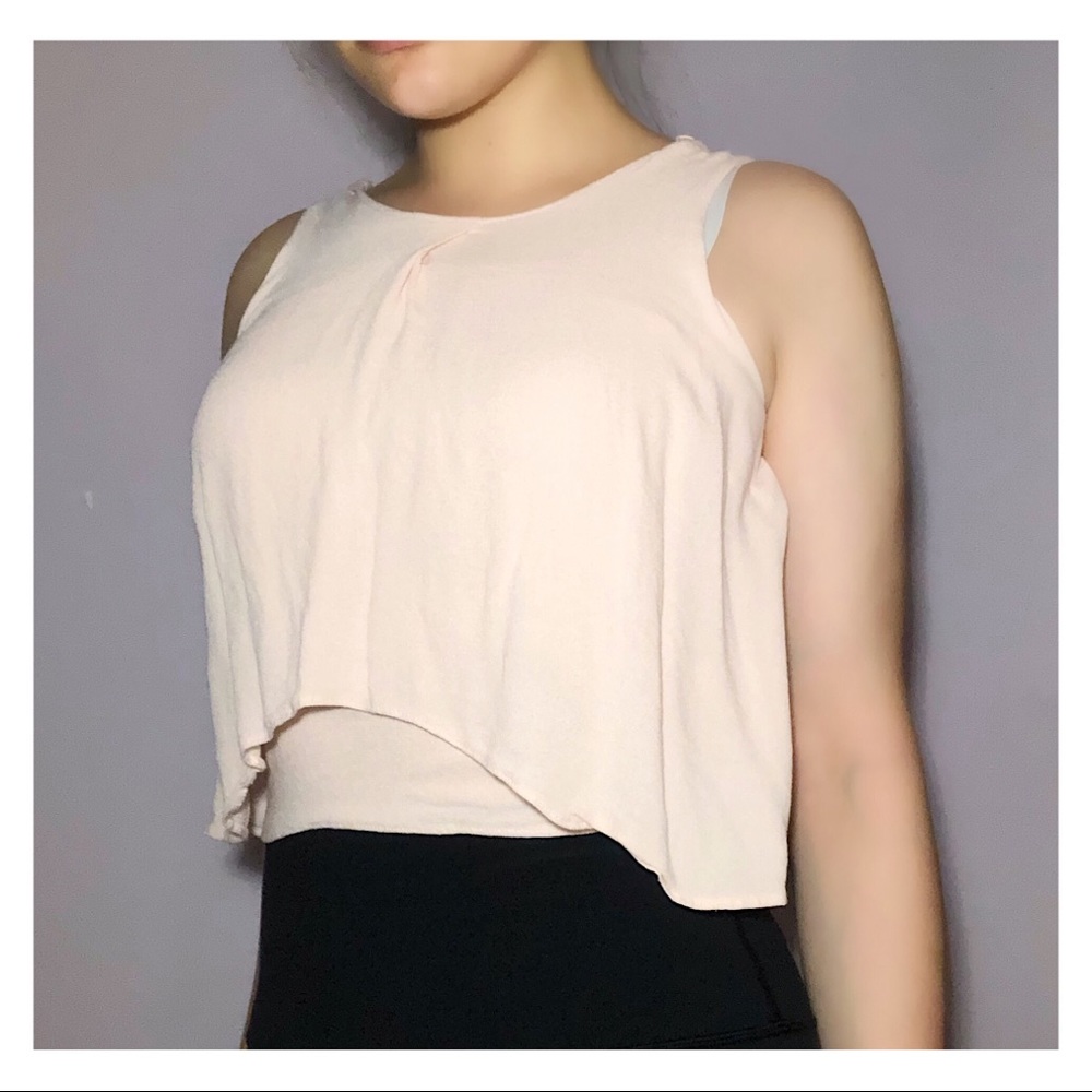 Pink crop top